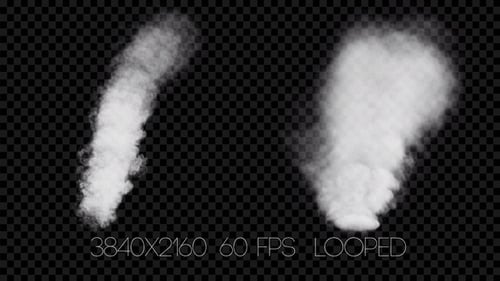 Pack Of Smoke On Alpha Channel