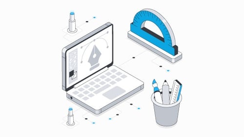 Designing Tool Isometric Animation Alpha Channel