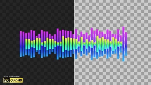 3D Sound Wave | Alpha Channel