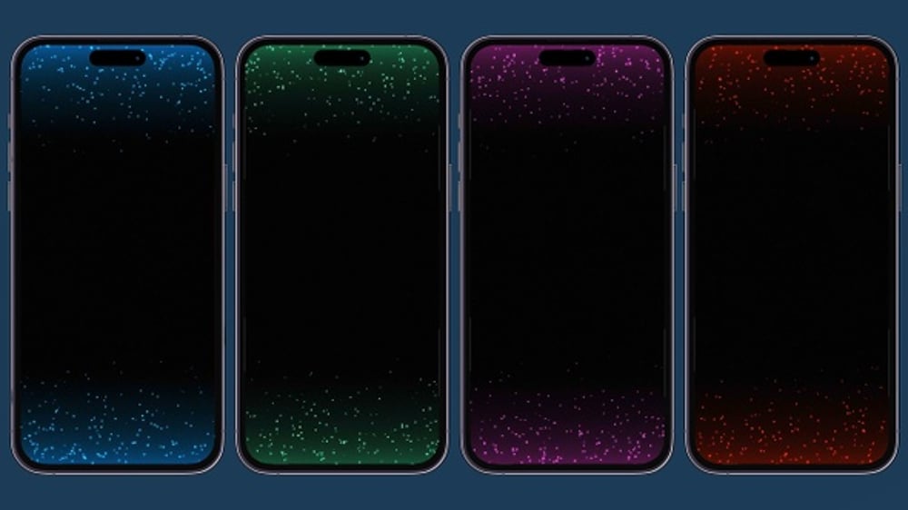 Animated Vertical Glowing Particles Border Overlay, Backgrounds Motion ...