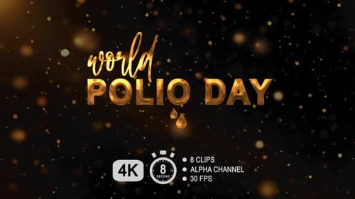 World Polio Day Animated Title for Awareness Campaigns