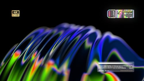 Radiant Stripes Gradient Loop Background