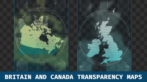 Britain And Canada Transparency Maps