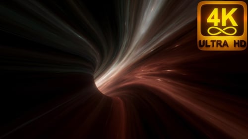 Traveling through star fields in space as a supernova bursts light (Loop)