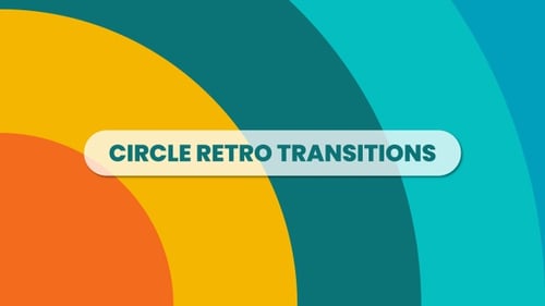 Circle Retro Transitions with Alpha Channel