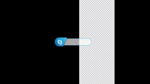 Skype-Animation zum unteren Drittel