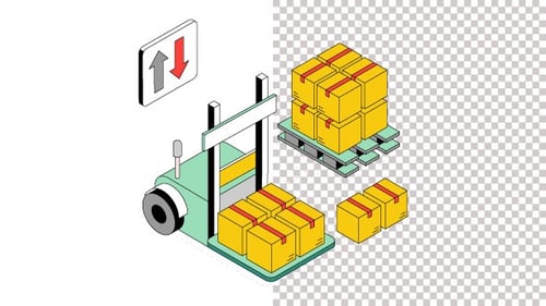 Folk Lifter Animation Alpha Channel