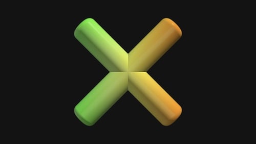 Icono incorrecto Amarillo Verde Gradiente Fail Land X Treasure Position Area Bad Cancel Dilarang Larangan