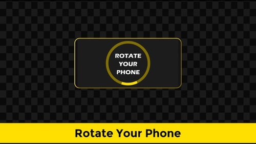 Animated Phone Rotation Guide