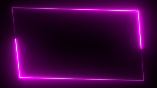 Pink Neon Frame Loop V16