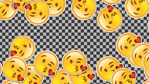 Modern Looping Emoji Animated Background