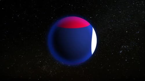 Abstract Planet Sphere Logo Reveal