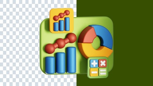 Business Analysis 3D Animations | Alpha Channel