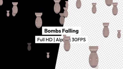 Bombs Falling with Alpha