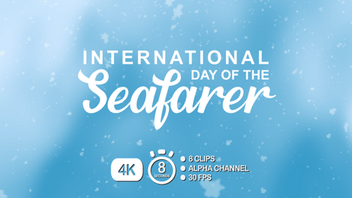International Day Of The Seafarer Text Animation