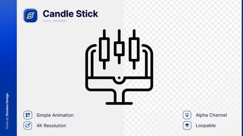 Animation Candlestick Icon