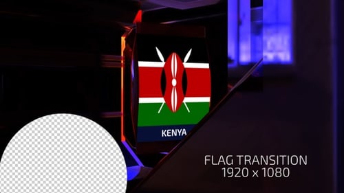 Futuristic Screen Reveal Title Display