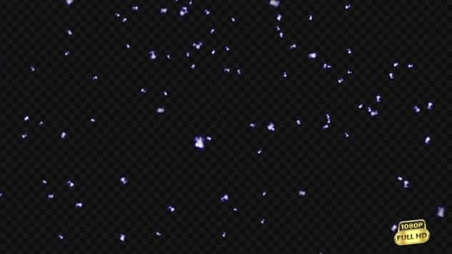 Partículas de efecto fuego azul