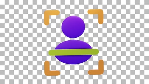 3D Animation of Face Recognition | Alpha Channel