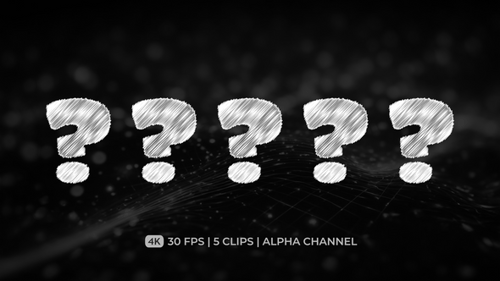 Question Mark Scribble Animation