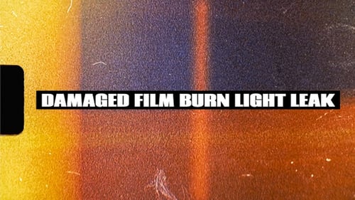 Damaged Film Burn Light Leak