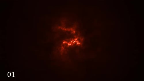 Abstract Energy Burst Elements with Dynamic Color