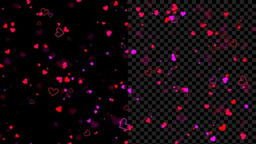 Heart Background Alpha Loop V2