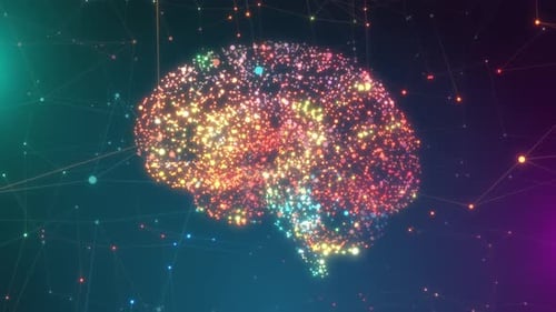 Neurodivergente Autismus-Spektrum-Störung Neurodiversität: Hintergrundanimation