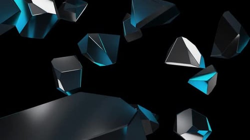 Abstract Geometric Shapes Background Loop