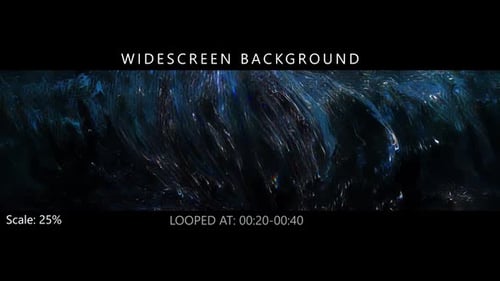 Dynamic Abstract Liquid Motion Background with Iridescent Light