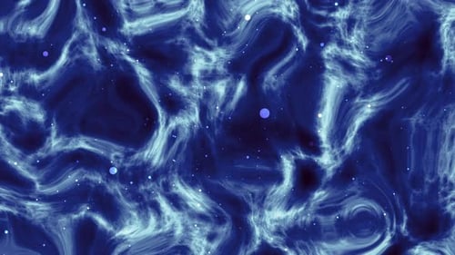 Blue Abstract Background With White And Blue Dots