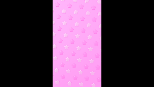 Vertical pink and white glossy cartoon stars loop animation background