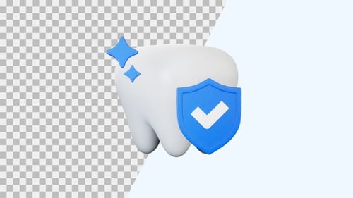 Dental Insurance 3D Animation | Alpha Channel