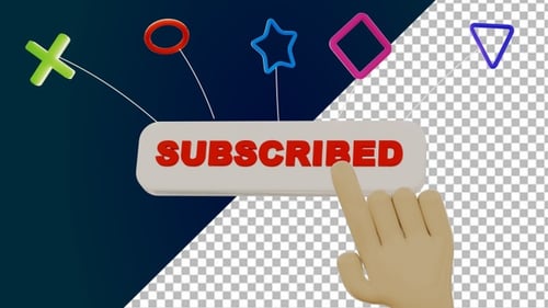 Discussão sobre explosão de botões de inscrição 3D com canal alfa