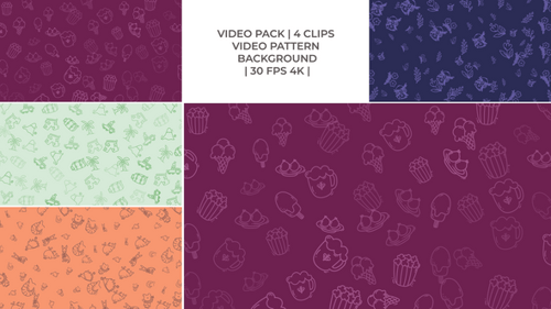 Animated Doodle Sketch Pattern Backgrounds Pack