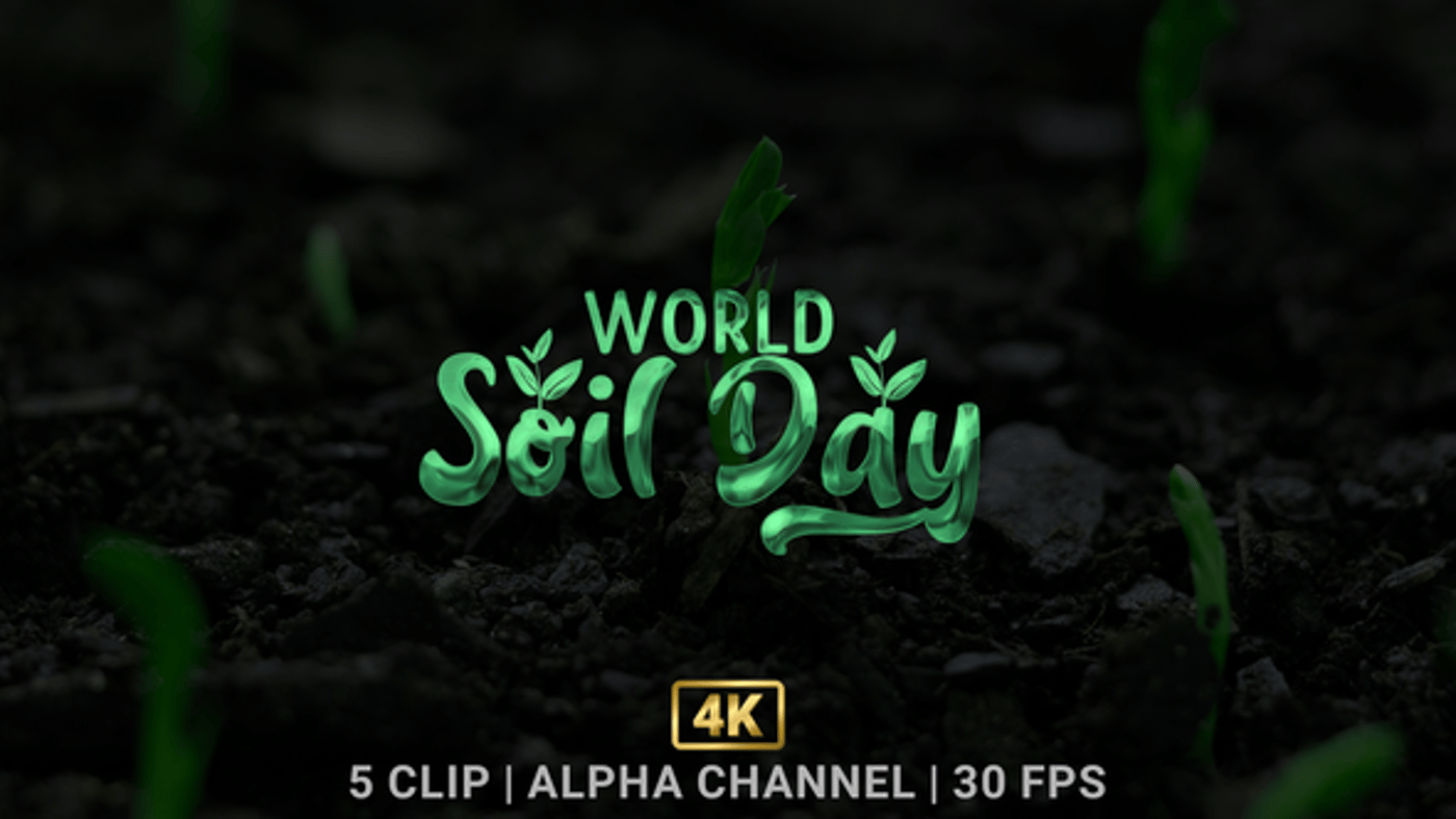 World Soil Day Text Animation, Revealer Motion Graphics ft. soil ...