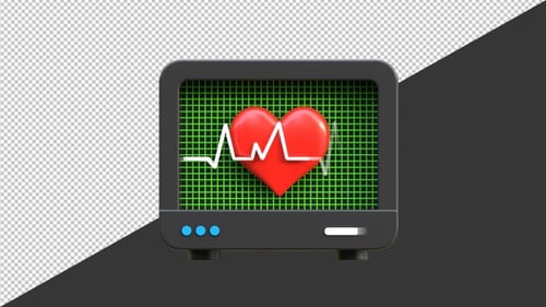 3D Ecg | Alpha Channel
