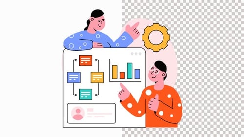 Process Management Animation Alpha Channel