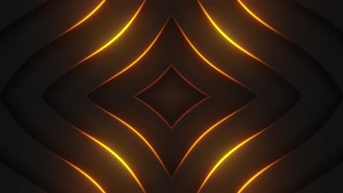 4 K Gold Glitter Black Waves Loop Pack