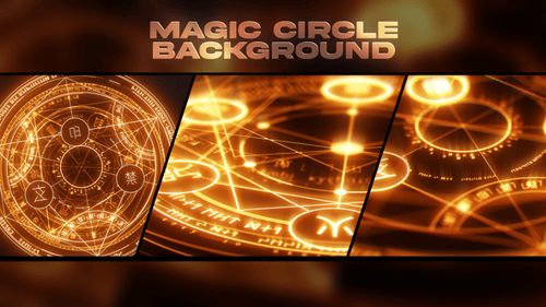 Magic Circle Background Pack 4K