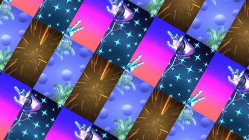 Retro Airbrush Vertical Backgrounds
