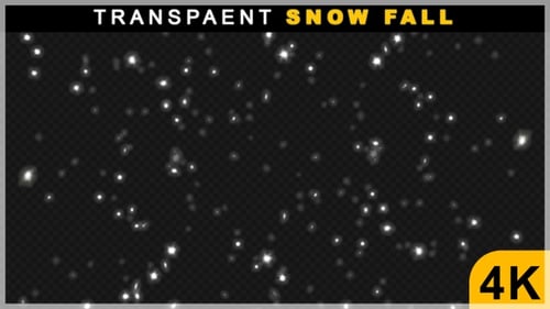 Soft Falling White Particle Snow or Glitter Effect