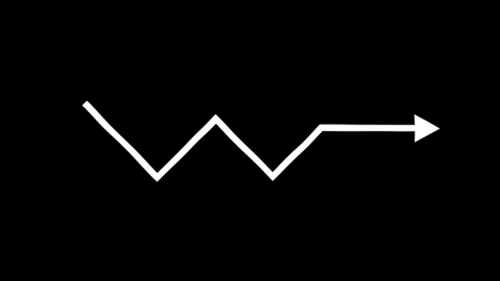 Zig Zag Arrow Line Doodle Animation