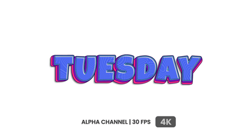 Tuesday Text Animation