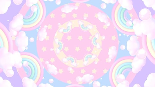 Spinning Rainbow Pattern