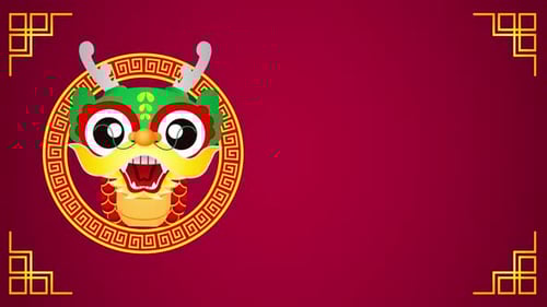 Happy Chinese New Year 2024 Year Dragon