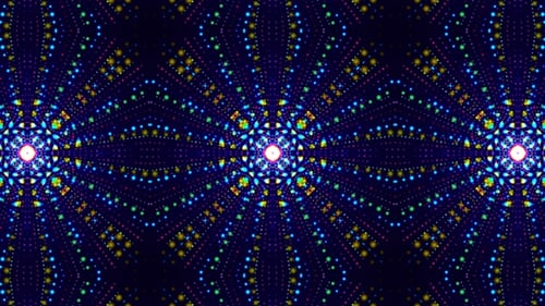 Fond coloré de Kaleida Seamless Loop V7