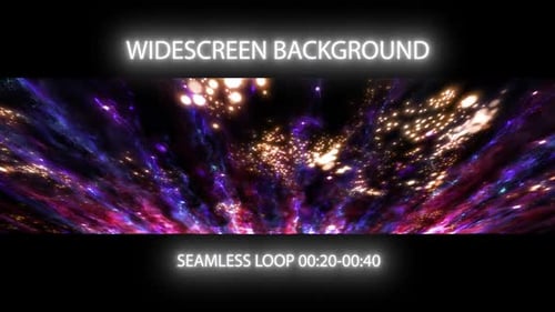 Fluid Cosmic Energy Flow Widescreen Background Loop
