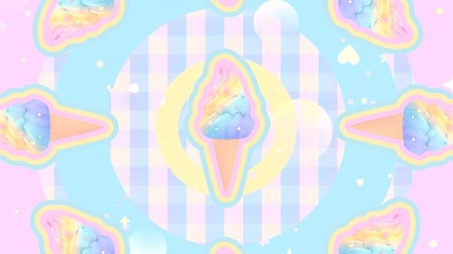 Rainbow Ice Cream Pop