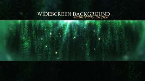 Christmas Green Particles